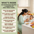 Healthy Bites | 200 Nutritious Recipes + Daily Meal Plan for 6-12 Month Baby