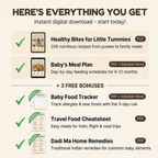 Healthy Bites | 200 Nutritious Recipes + Daily Meal Plan for 6-12 Month Baby