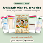Healthy Bites | 200 Nutritious Recipes + Daily Meal Plan for 6-12 Month Baby