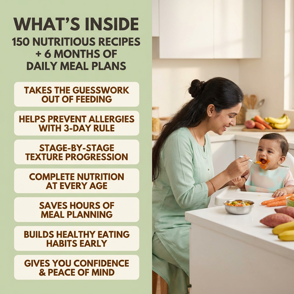 Healthy Bites | 150 Nutritious Recipes + Daily Meal Plan for 6-12 Month Baby