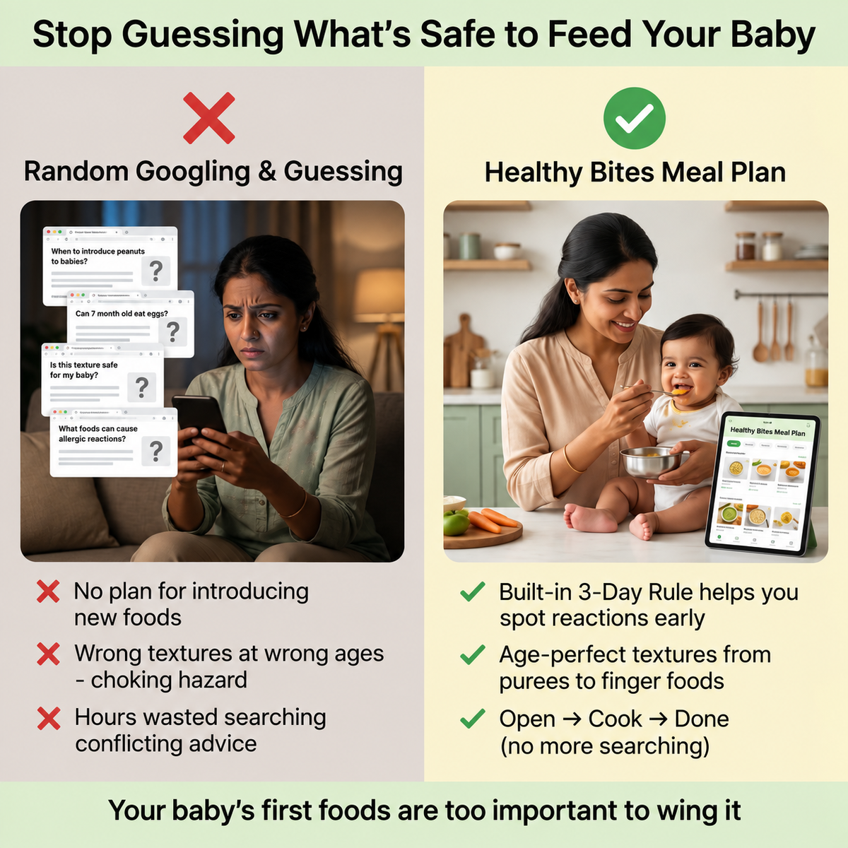 Healthy Bites | 200 Nutritious Recipes + Daily Meal Plan for 6-12 Month Baby